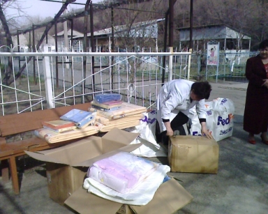 Gift Donation to the Psycho Neurological Child House in the Kyrgyz Republic