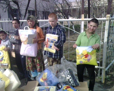 Gift Donation to the Psycho Neurological Child House in the Kyrgyz Republic